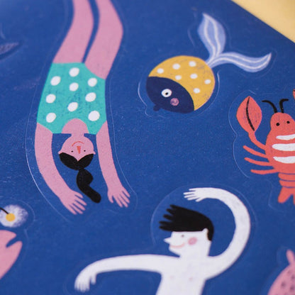 Sticker Set "Unterwasserwelt" von Londji - 150 wiederverwendtbare Sticker