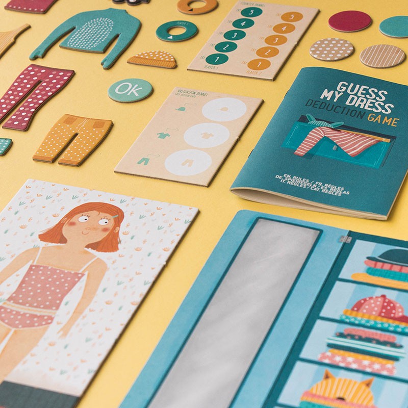 Spiel "Guess my Dress" von Londji - Kreatives Ratespiel für zwei Personen