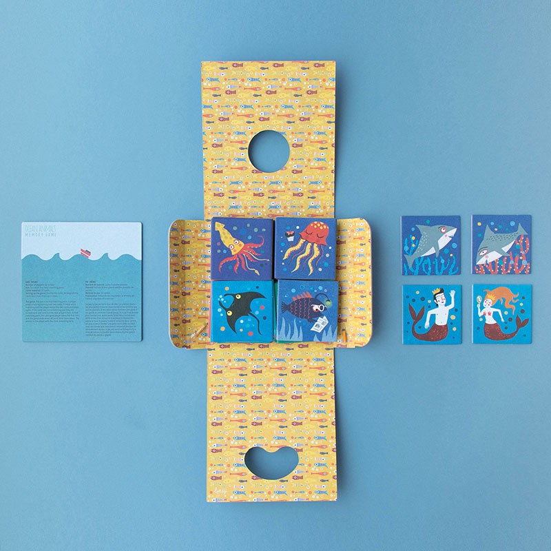 Spiel "Ocean Animals" von Londji : praktisches Format für unterwegs oder zu Hause