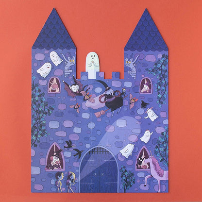 Puzzle "Enchanted" von Londji – beidseitig bedrucktes Puzzle in Schloßform