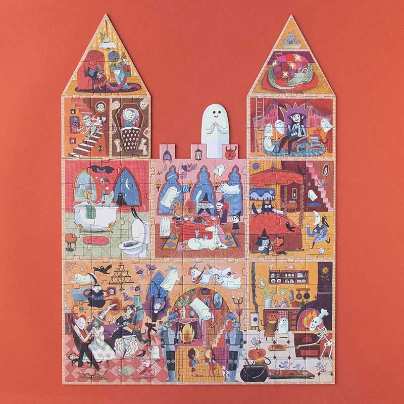 Puzzle "Enchanted" von Londji – fertiges Puzzle, viele liebevoll designte Details zum Entdecken