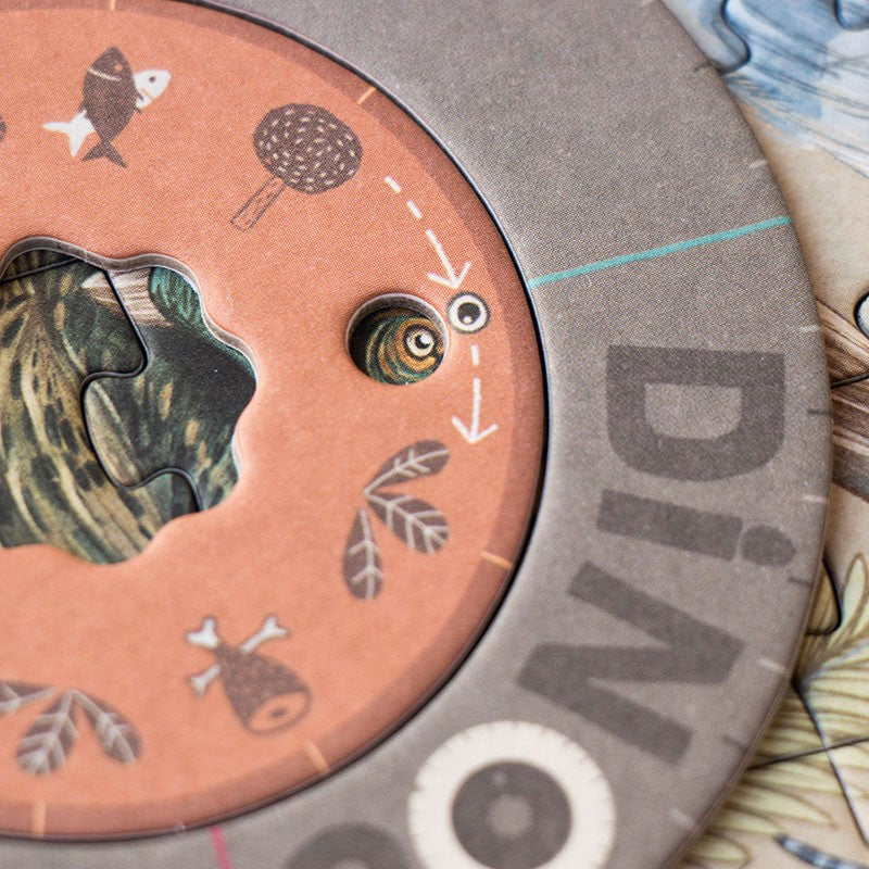 Explorer Puzzle "Dinos" von Londji:3 Entdeckerscheiben mit spannenden Infos rund um die Dinos