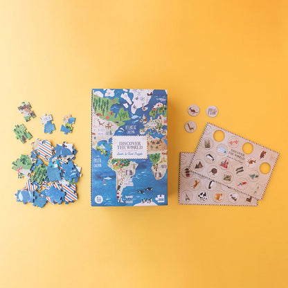 Puzzle "Discover the World" von Londji – Puzzle und Beobachtungsspiel in einem