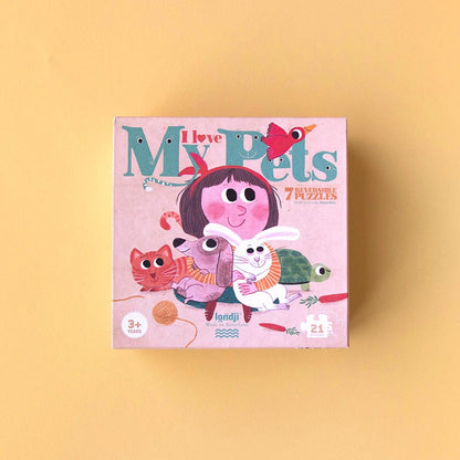 Puzzle "I Love My Pets" von Londji – Produktverpackung