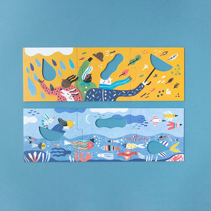 Puzzle "Imagine" von Londji – fantasievolles Spielen mit unterschiedlichen Welten