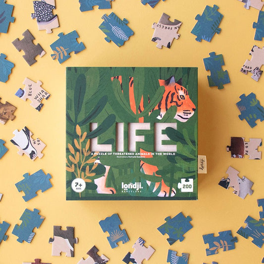 Puzzle "Life" von Londji - 200teiliges Tierpuzzle, ab 7 Jahre