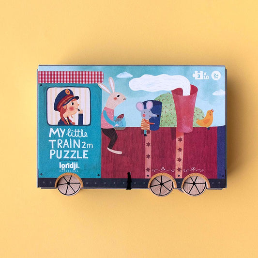 Puzzle "My little Train" von Londji - 3 x 10 Puzzelteile, ab 2 Jahren