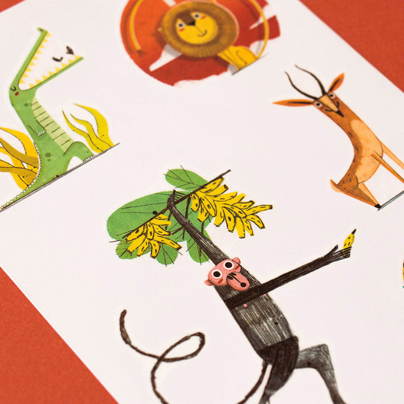 Tattoos "Dschungel" von Londji - ideales Geschenk für alle Dschungelfans