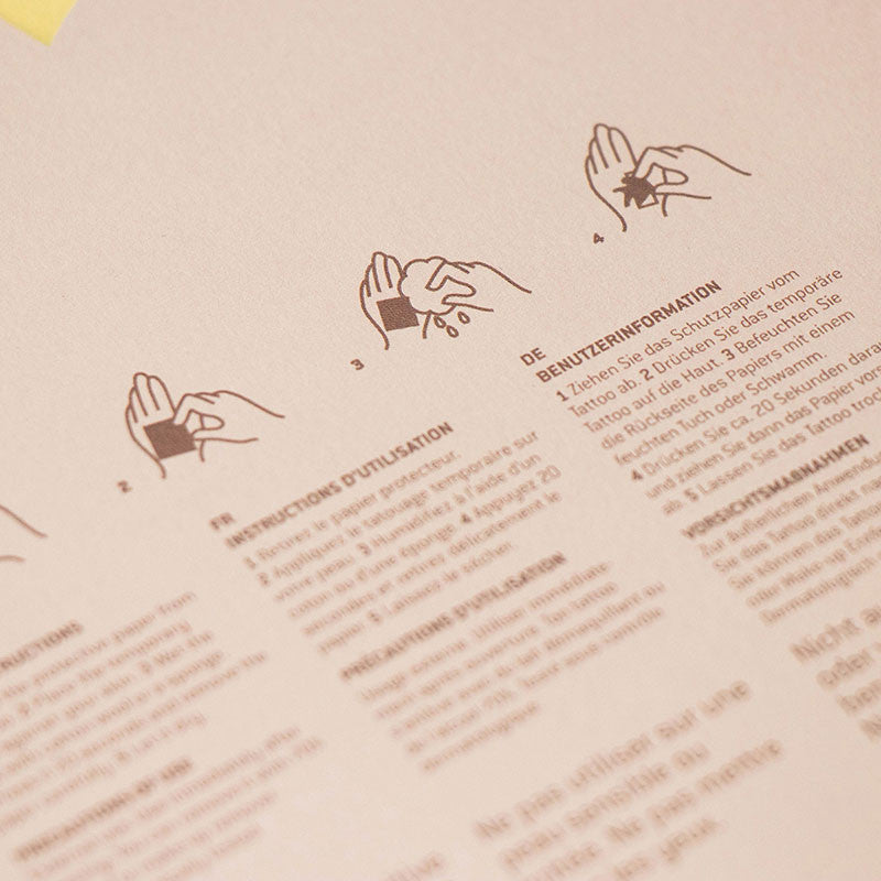 Tattoos von Londji - dermatologisch getestet, unbedenklich für Kinder inkl Anleitung