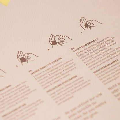 Tattoos von Londji - dermatologisch getestet, unbedenklich für Kinder inkl Anleitung