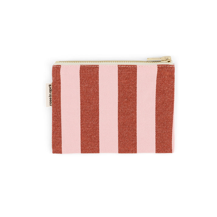Tasche "Marie" in der Kombi rosa /bordeaux von Rose in April – stylish & praktisch für Münzen & Schmuck. 