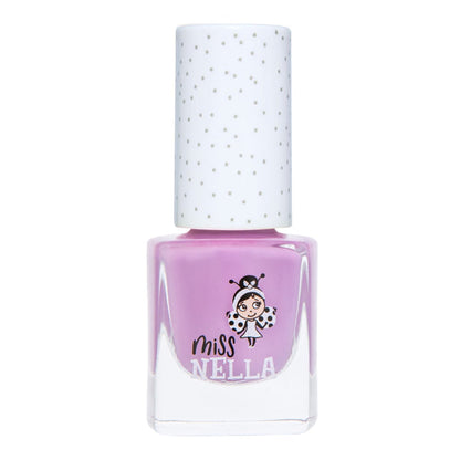 Kindernagellack „Bubble Gum“ im zartem Lila von Miss Nella. 