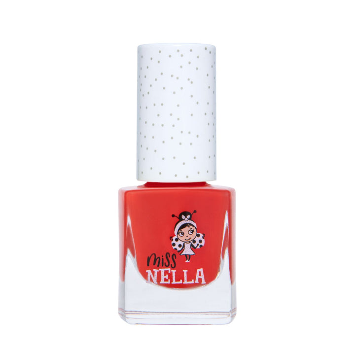 Kindernagellack „Field trips im leuchtendem Rot von Miss Nella. 