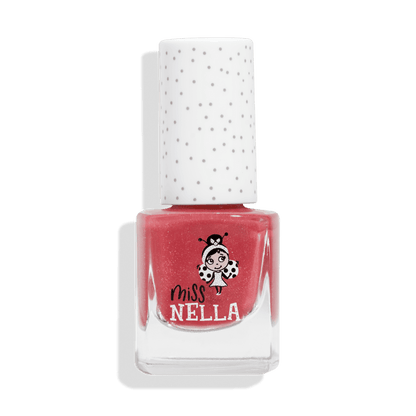 Kindernagellack "Sugar Hugs" von Miss Nella - Farbton schimmerndes rotpink