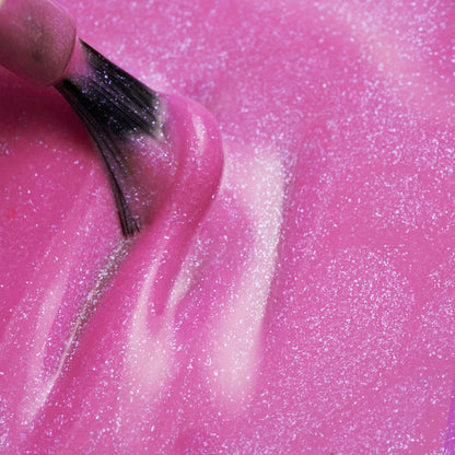 Kindernagellack „Blueberry Smoothie“ im schimmernden Lila von Miss Nella. Schimmernde Farbe in BlauLila