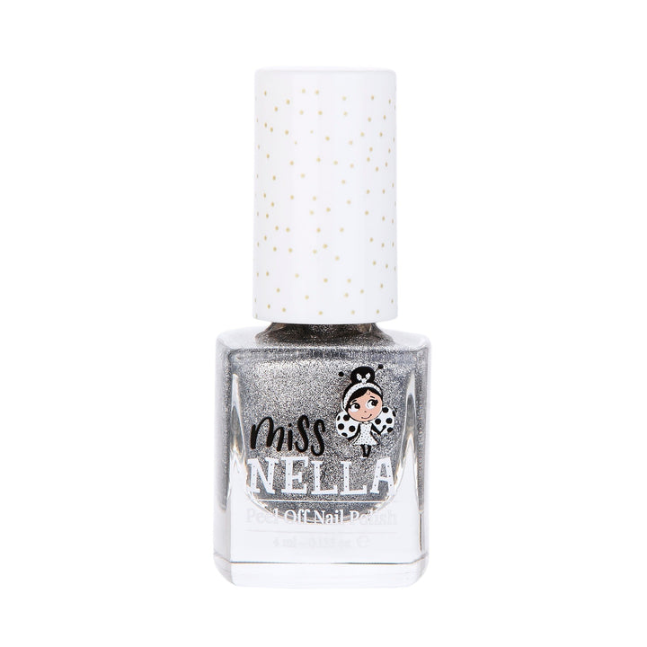 Kindernagellack "Shooting Star" von Miss Nella - schimmerndes silber