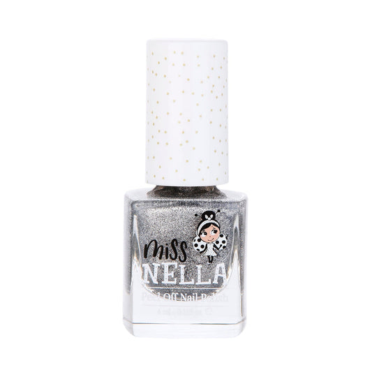 Kindernagellack "Shooting Star" von Miss Nella - schimmerndes silber