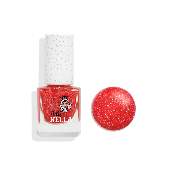 Kindernagellack "Croco-dazzle"" von Miss Nella - Farbton schimmerndes rot