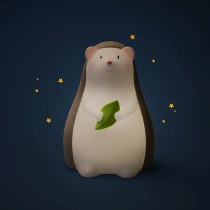 Nachtlicht "Igel" von Moulin Roty - sanftes Licht, USB betrieben, bis zu 15h