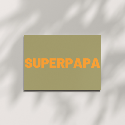 Postkarte "Superpapa"