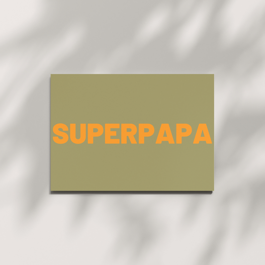 Postkarte "Superpapa"