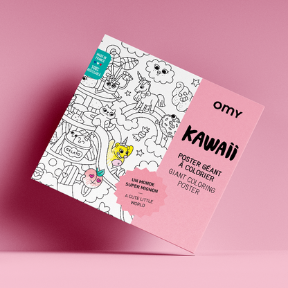 XXL Ausmalposter "Kawaii" von OMY - Produktabbildung