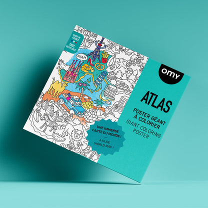XXL Ausmalposter "Atlas" von OMY - Produktabbildung
