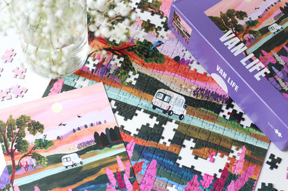 Puzzle "Van Life von Piecely" - Perfekt für eine kurze kreative Auszeit oder als Geschenk.