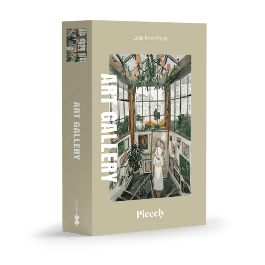 Puzzle "Art Gallery" von Piecely - 1.000 Teile aus recycelter Pappe 