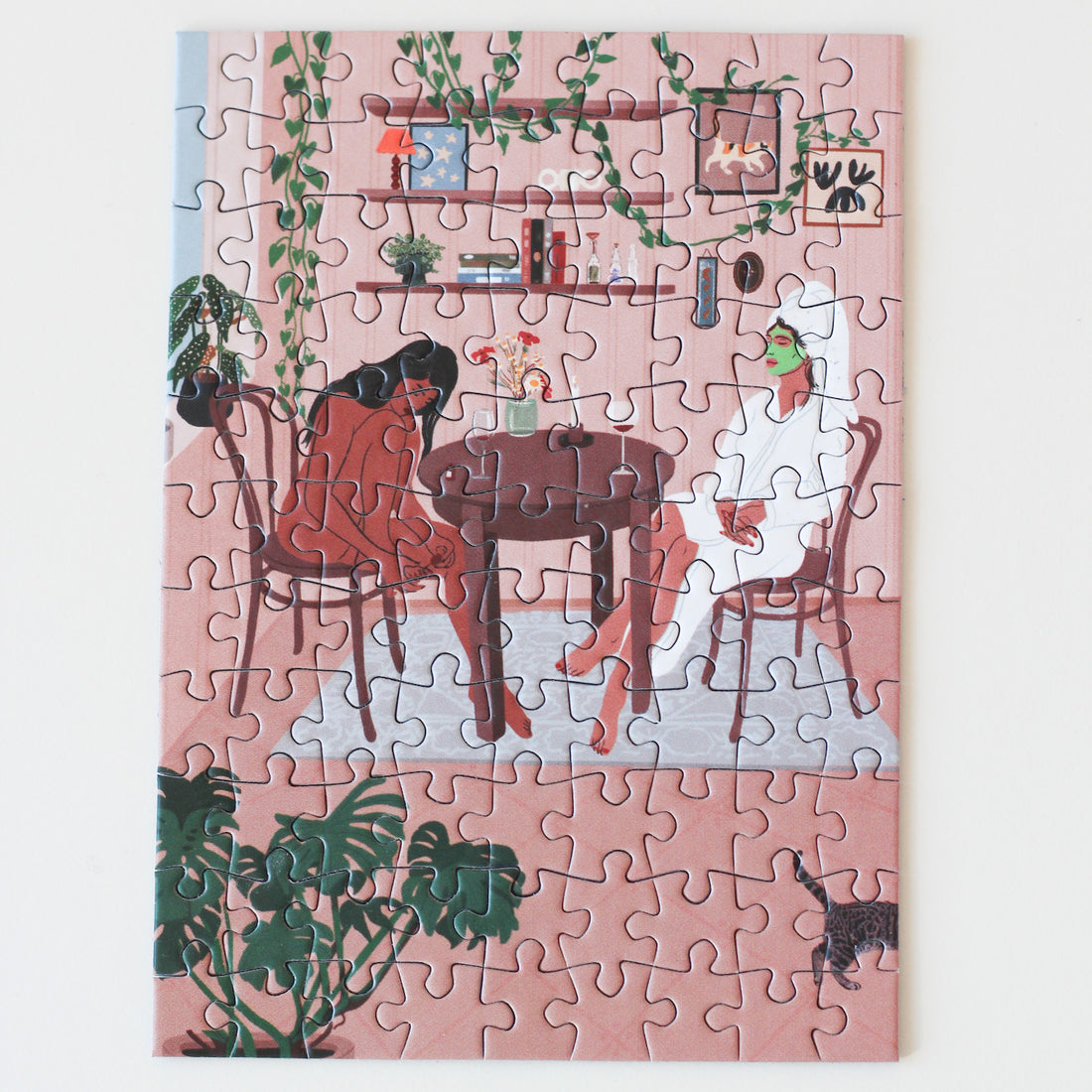 Mini Puzzle "Home Spa" von Piecely -  99 Teile voller Entspannung, um dein Wohlbefinden zu steigern.