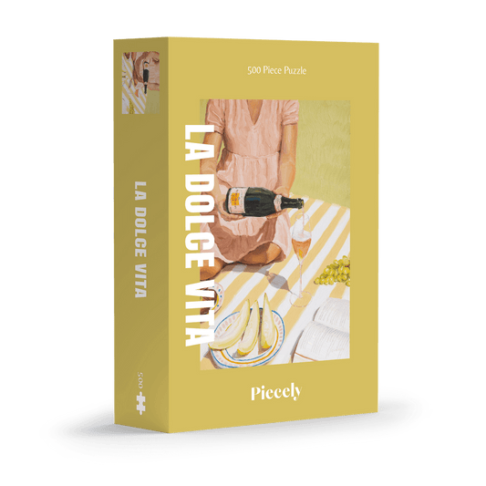 Puzzle "Dolce Vita" von Piecely - 500 Teile aus recycelter Pappe 
