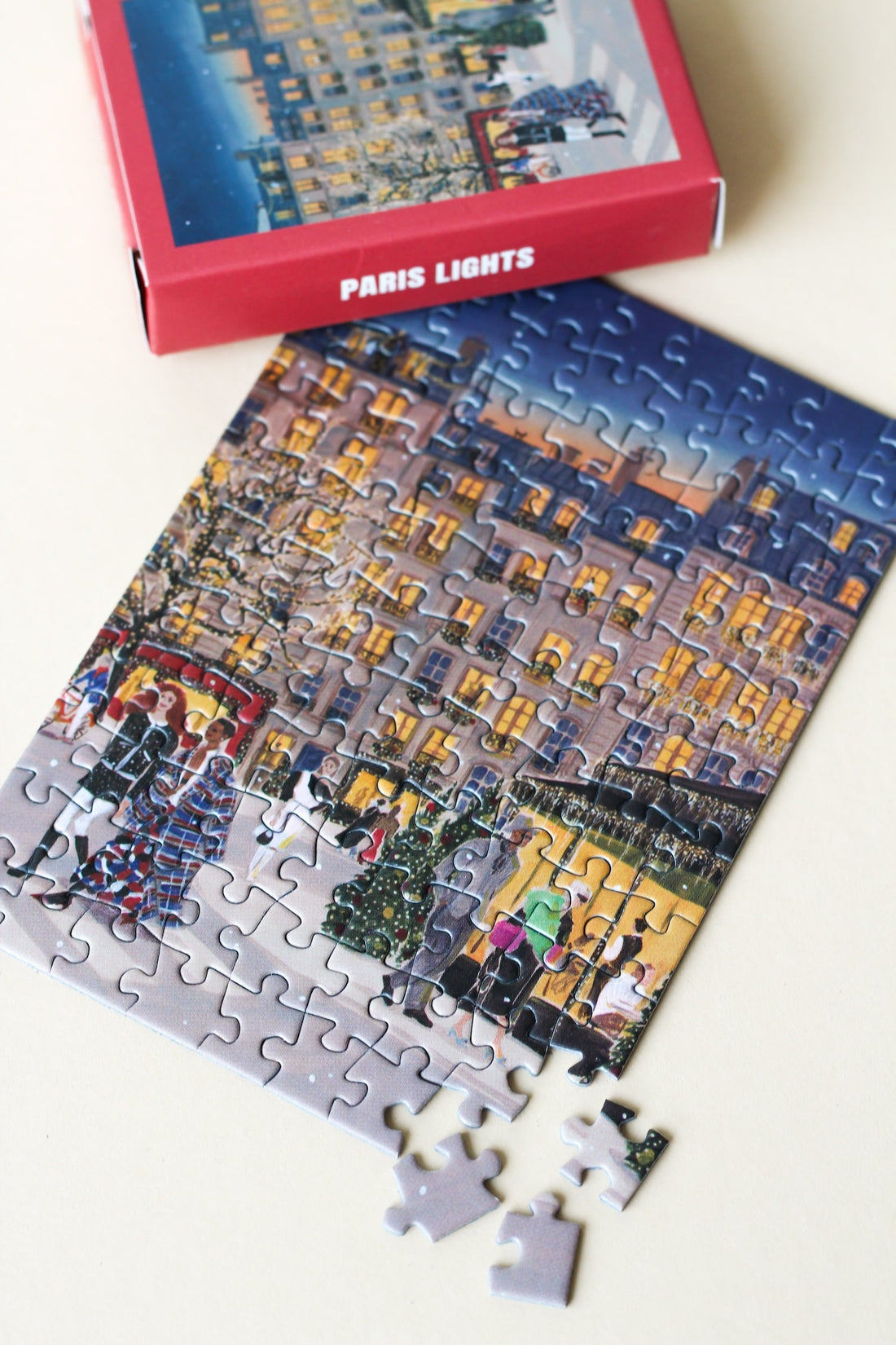 Mini Puzzle "Paris Lights" von Piecely - Perfekt für eine kurze kreative Auszeit oder als Geschenk.