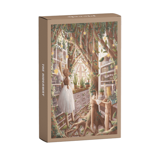 Mini Puzzle "The Hideway" von Piecely - 99 Teile aus recycelter Pappe