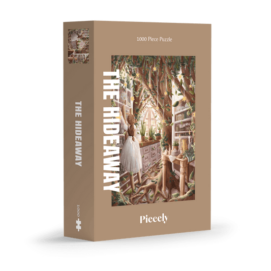 Puzzle "The Hideway" von Piecely - 1.000 Teile aus recycelter Pappe
 