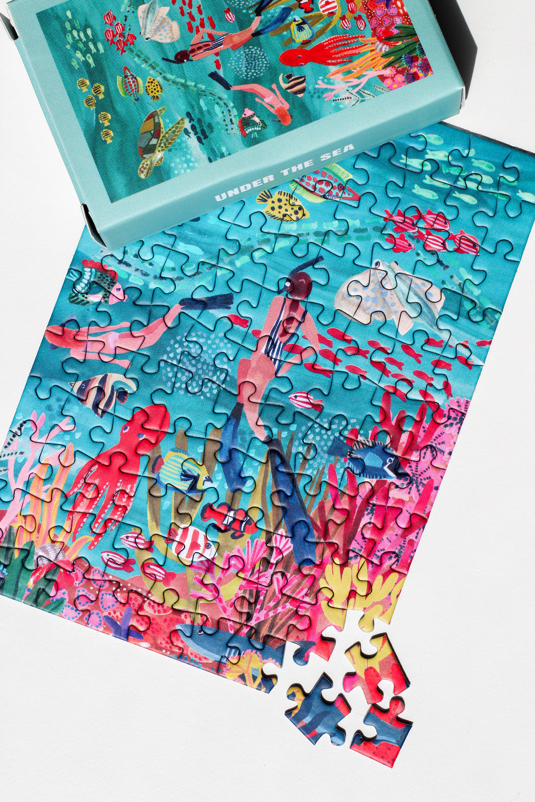 Mini Puzzles "Under The Sea" von Piecely - Perfekt für eine kurze kreative Auszeit oder als Geschenk.