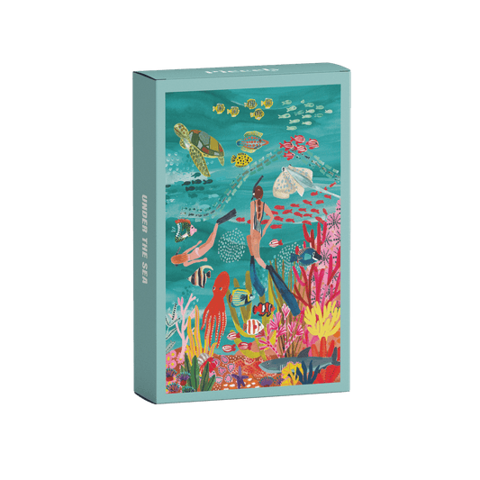 Mini Puzzles "Under The Sea" von Piecely - 99 Teile aus recycelter Pappe
