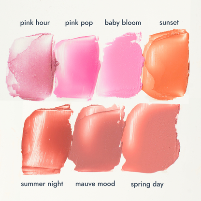 Farbpalette Blush Balm von Pure U
