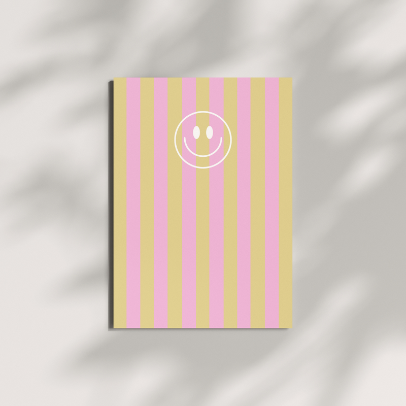 Postkarte Smiley von Herr & Frau Hempel - Vorderseite