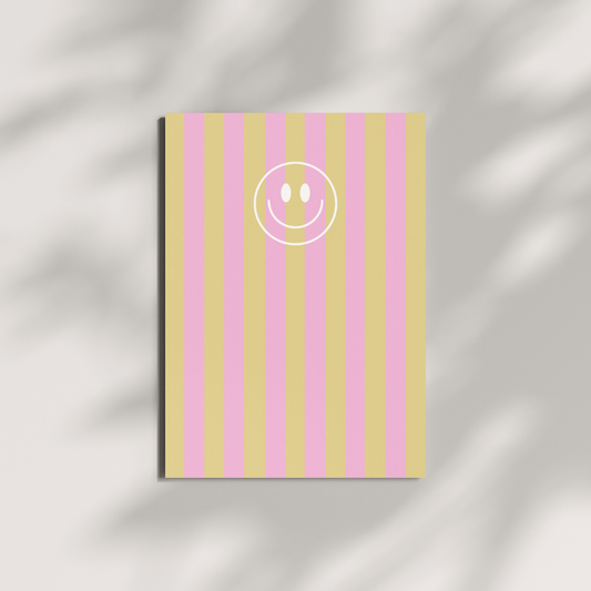 Postkarte Smiley von Herr & Frau Hempel - Vorderseite