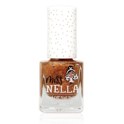 Kindernagellack "Open Sesam" von Miss Nella - Farbton glitzerndes orange