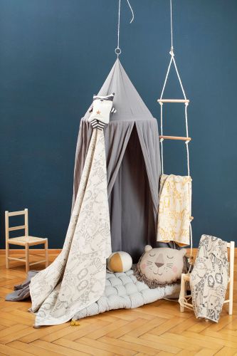 Die Babydecke "Safari" in beige von David Fussengger - ideales Geschenk für babys und Kinder
