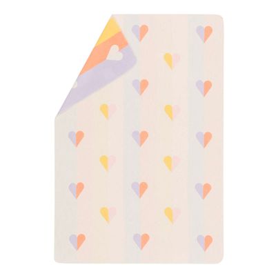Kinderdecke "Herzen" von David Fussengger - kuschelweich, doppelseitig, waschbar