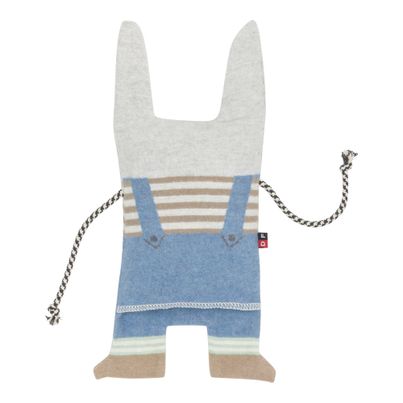 Körnerkissen "Hase" in blau  von David Fussenger - aProduktabbildung, Rückseite