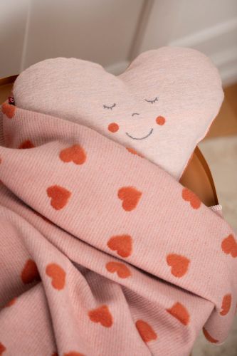 Babydecke "Herzen" von David Fussenger - kuscheliger Begleiter für unterwegs oder zu Hause