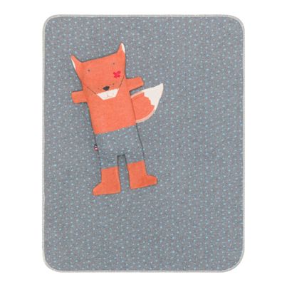 Der Kuschelfreund "Fuchs von David Fussenger - Puppe und doppelseitige Decke in einem