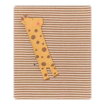 Der Kuschelfreund "Giraffe" von David Fussengger - Puppe und doppelseitige Decke in einem