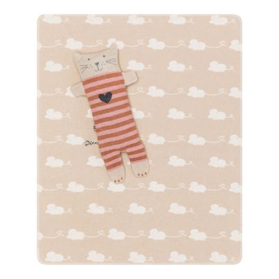 Kuschelfreund "Katze" von David Fussengger: Puppe und doppelseitige Decke in einem