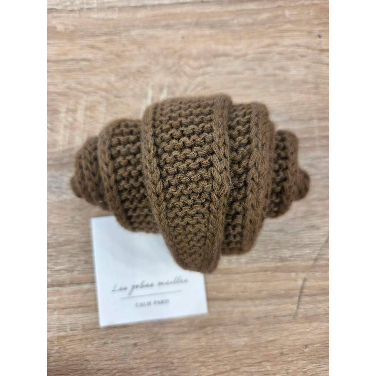 Gestrickter Schal, braun