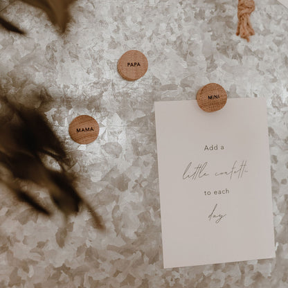 Familie Magnete von Eulenschnitt – Mama, Papa, Mini im Se