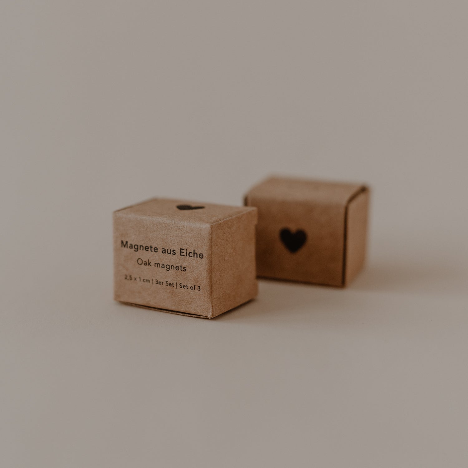 Holzmagnete Familie im 3er Set – mit Geschenkverpackung, kleine Aufmerksamkei